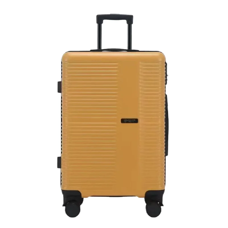 Travel suitcase with secure straps-Ginza Travel Hardside Trolley Spinner Luggage 28" Large