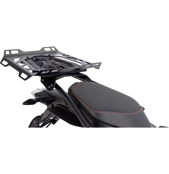 Durable suitcase for travel-SW-Motech Luggage Rack Extension for Street-Rack - Black | KTM 390 Adventure 2020-2024