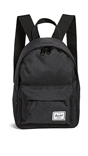 Backpacks for minimalist travelers-Herschel - Classic Backpack - Black - Mini 9.0L