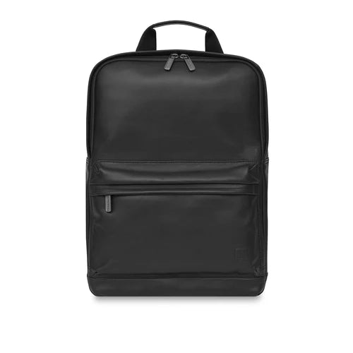 Backpacks for city exploration-Knomo London Barbican Brackley  15.6"  Leather Backpack 45-402-BDD