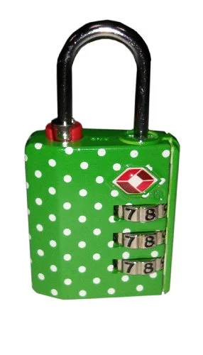 Suitcase with organizer straps-LeSportsac TSA Luggage Lock