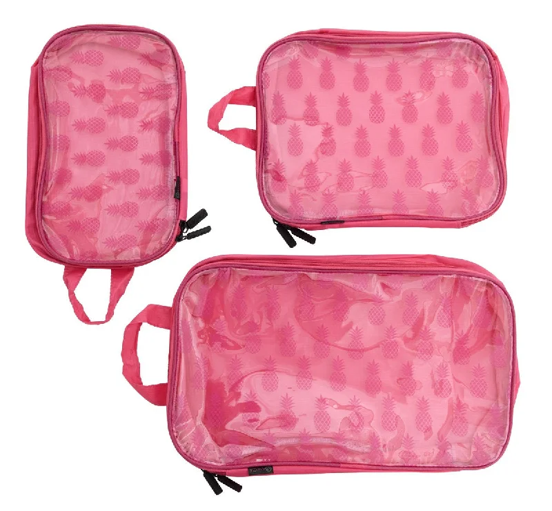 Anti-theft suitcase for girls-Packing Cubes 3-Piece Set