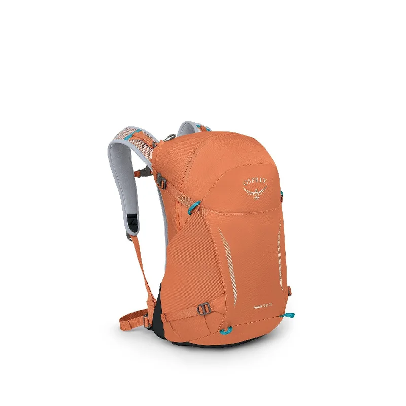 Backpacks with side zippers-Osprey Hikelite 26 Hiking Backpack - Koi Orange/Blue Venture