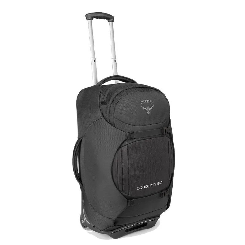 Compact suitcase for travel-Osprey Sojourn Wheeled Travel Pack 60L/25" - Travel - Convertible Luggage to Backpack