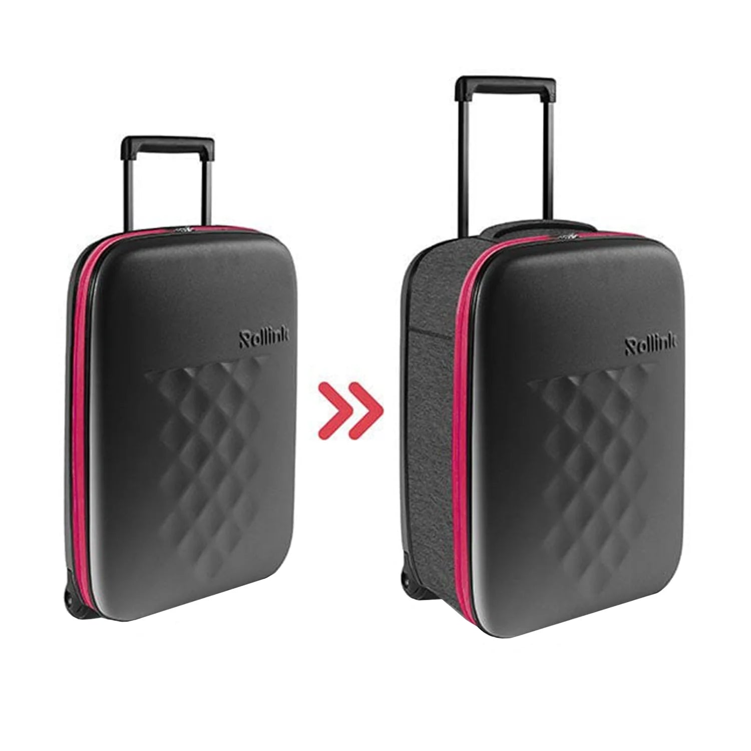 Suitcase with detachable cover-Rollink Flex Earth 20" Foldable Carry-On Luggage