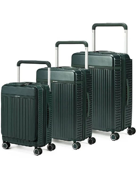 Affordable suitcase for vacations-Rover Pro Combo | Green | Set of 3 Luggage