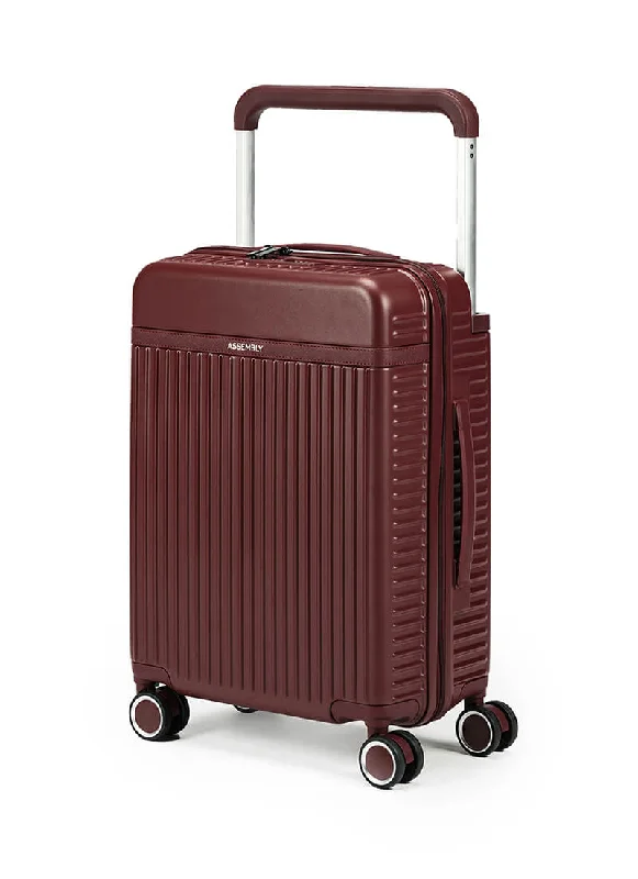 Suitcase with ergonomic handle-Rover | Wine | Cabin Hard Luggage