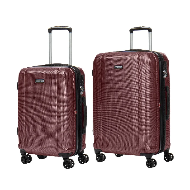 Suitcase with extra storage-Samsonite Omni 3.0 - 2 Piece Spinner Expandable Luggage Set (Carry-On & Medium)