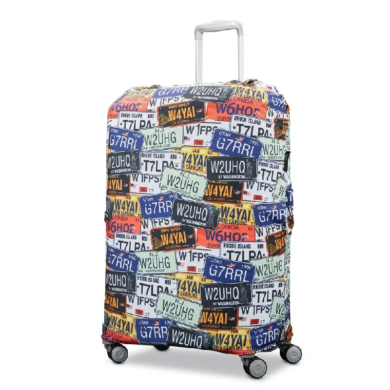 Durable suitcase for men-Samsonite Printed Luggage Cover - Medium