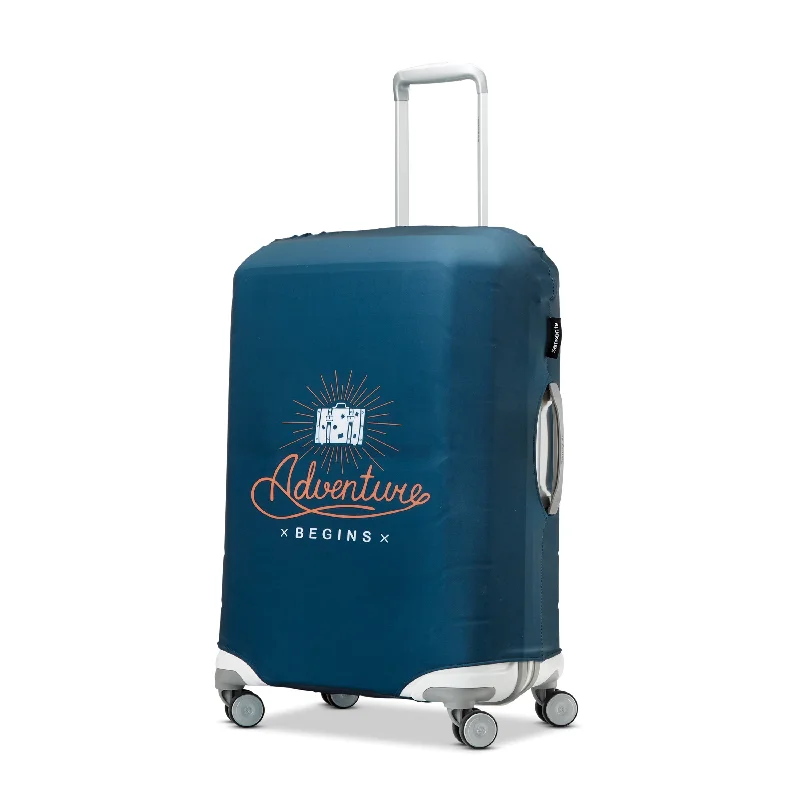 Stylish suitcase for women-Samsonite Printed Luggage Cover Medium