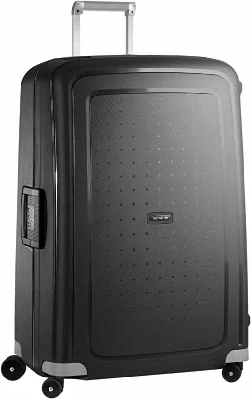 Compact travel suitcase for men-Samsonite S'Cure 30" in 64512 Black