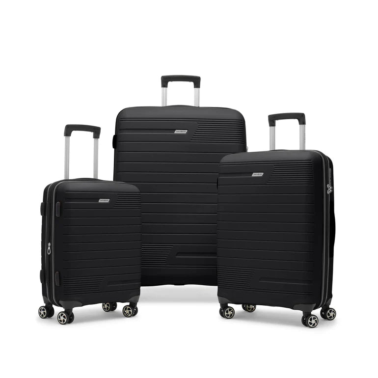 Suitcase for overnight stays-Samsonite Sirocco Spinner Expandable Luggage 3 Piece  Set