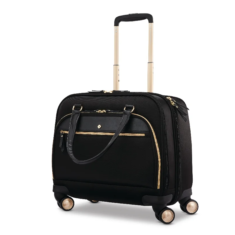 Anti-theft suitcase for travel-Samsonite Spinner Mobile Office 128167 Black