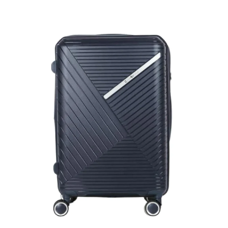 Suitcase with side zippers-Special PP (Polypropylene) Lightweight Spinner Luggage 24" Medium