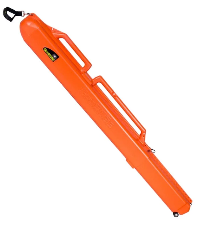 Suitcase with smooth interior-Sportube Series 1 Ski Case Orange