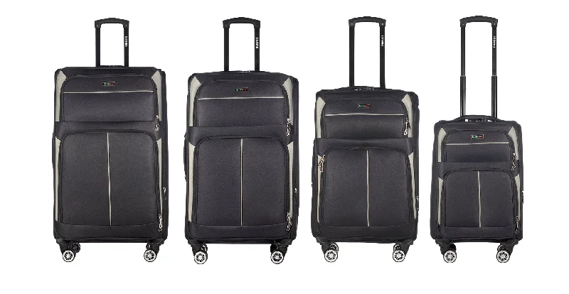 Stylish suitcase for men-Star collection black luggage Set(20/26/28/30")