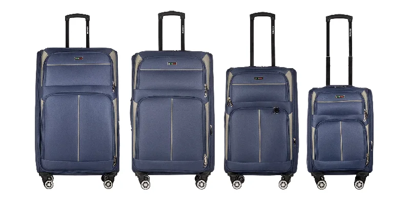 Suitcase for rainy travel-Star collection blue luggage Set(20/26/28/30")