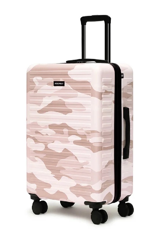 Suitcase with breathable lining-Stark | Camo Peach | Medium Hard Luggage