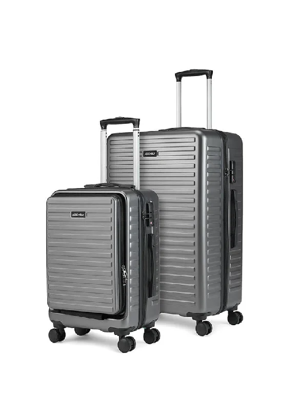 Breathable suitcase-StarkPro Combo | Grey | CabinPro+Large Hard Luggage