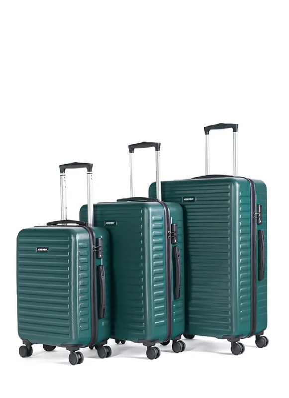 Suitcase for students-Stark Combo | Green | Set of 3 Luggage