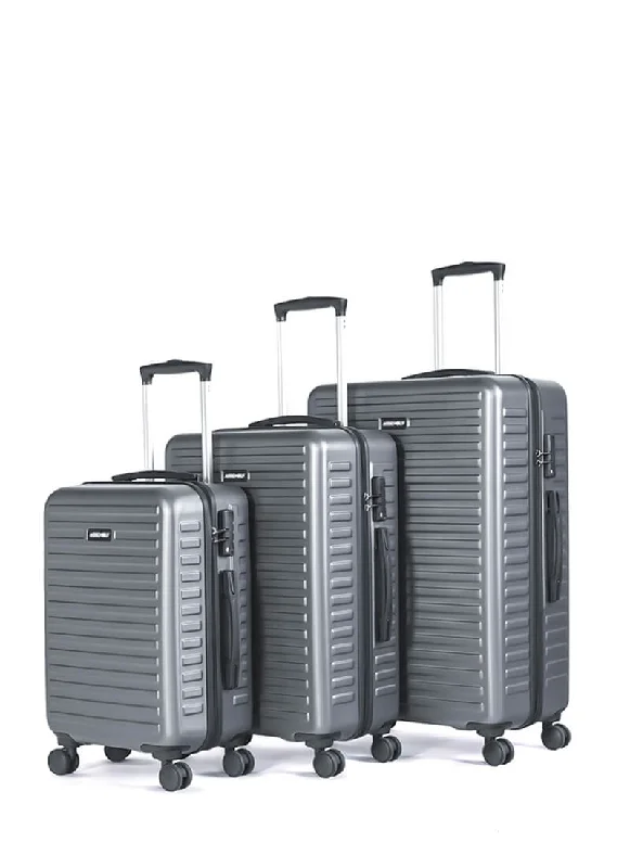 Suitcase for frequent flyers-Stark Combo | Grey | Set of 3 Luggage