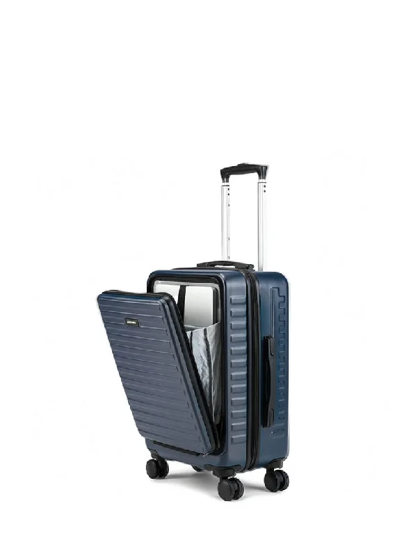 Suitcase for stormy trips-StarkPro | Blue | Cabin Hard Luggage