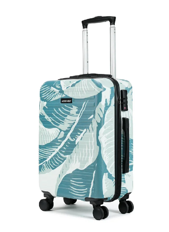 Suitcase for alpine trips-Stark | Tropical Print | Cabin Hard Luggage