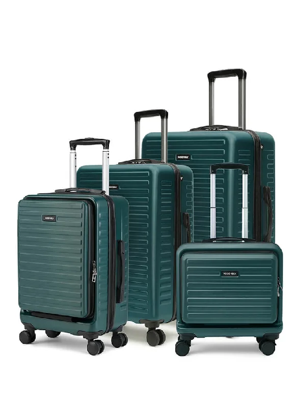 Lightweight suitcase-StarkPro Combo | Green | Set of 4 Luggage