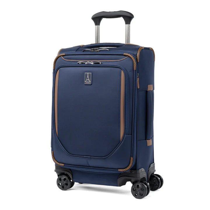 Suitcase with strong base-Travelpro Crew Classic Compact Carry-On Spinner