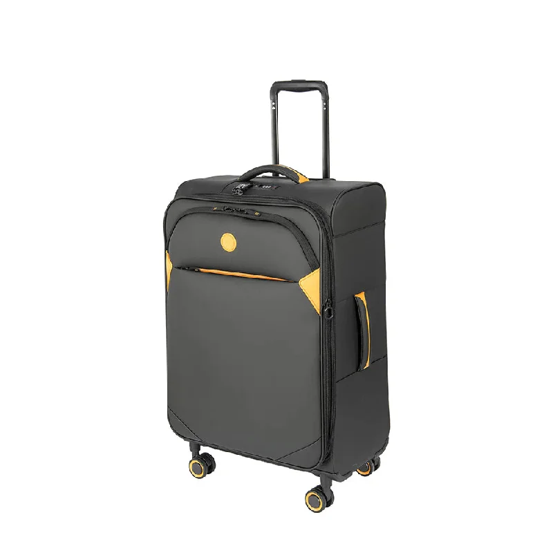 Suitcase for adventure trips-Verage® Cambridge 24" Medium Softside Anti-Bacterial Luggage