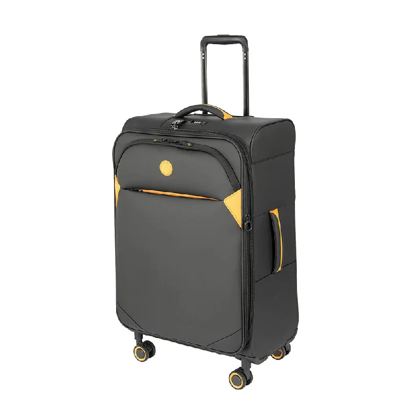 Suitcase with bottle pockets-Verage® Cambridge 29" Large Softside Anti-Bacterial Luggage