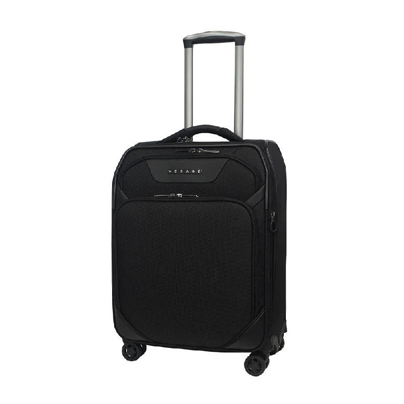 Compact travel suitcase for kids-Verage Chicago III Softside Premium Spinner Luggage 20" Carry-on