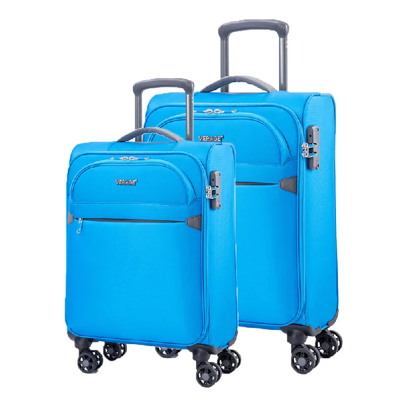 Suitcase for long flights-Verage Flight III Softside Luggage 2 Piece Set (24" & 28")