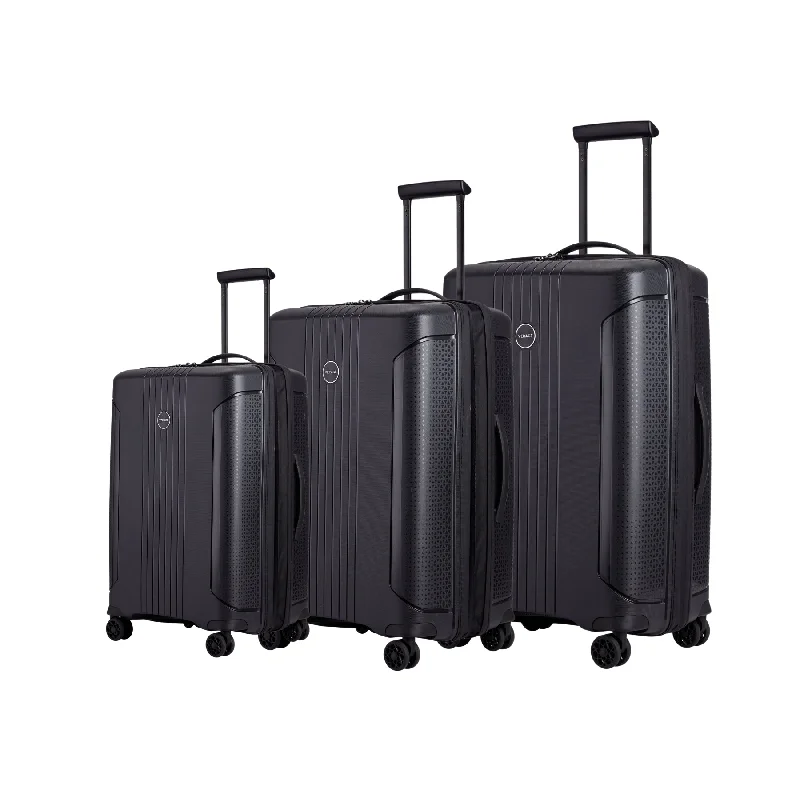 Leather suitcase-Verage London Hardside Luggage 3 Piece Set (20" + 25" + 29")