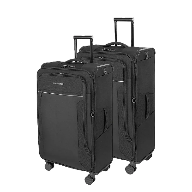 Suitcase for vacation-Verage Toledo III Anti-Bacterial Softside Luggage 2 Pieces Set (24" + 29")