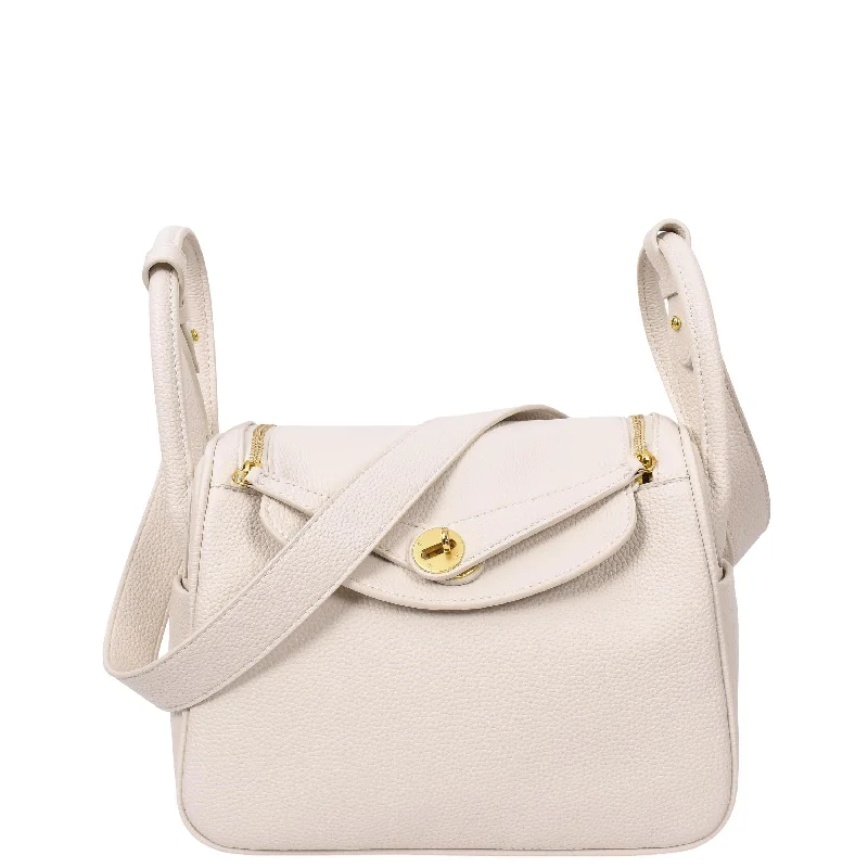 Handbag office perk-Womens Faux Leather Large Shoulder Bag Rose White