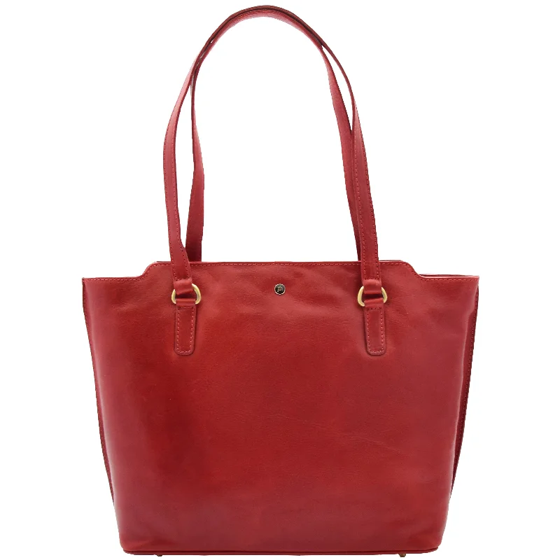 Handbag seasonal refresh-Womens Large Casual Real Leather Shoulder Handbag Greenland Bordeaux