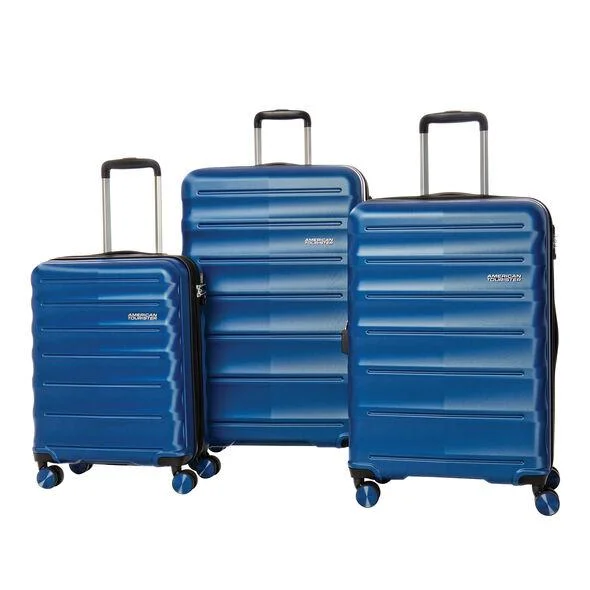 Compact suitcase for teens-American Tourister Speedlink 3 Piece Nested Spinner Expandable Luggage Set