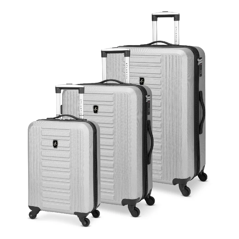 Suitcase with clothing straps-Atlantic Acclaim II 3-Piece Luggage Set