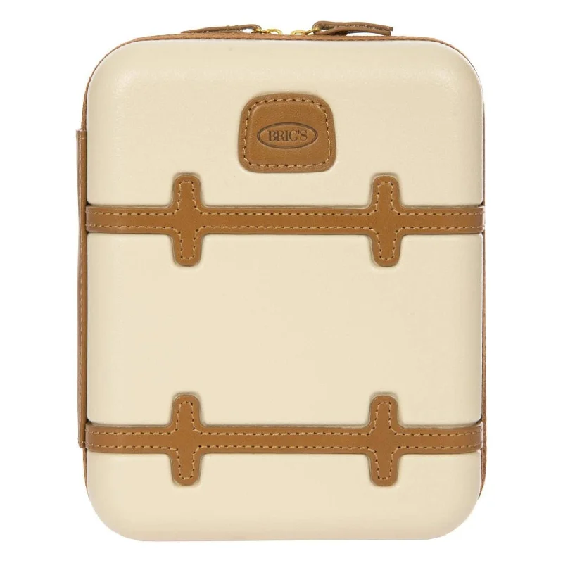 Mini backpack for workout clothes-Bric's Mini Bellagio Toiletry Case - Cream