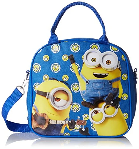 How to maintain mini backpack straps-Despicable Me Minions Authentic Licensed Multipurpose School Bag (Black)