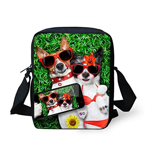 Stylish mini backpack for kids-Doginthehole Fashion Animal Mini Satchel Women Crossbody Shoulder Purses Handbags