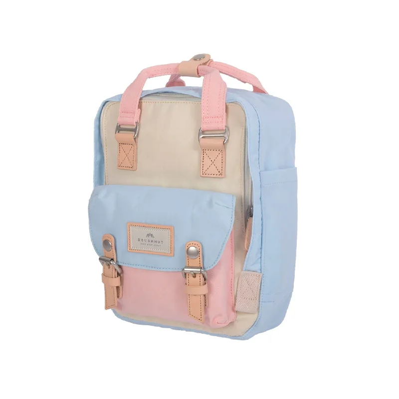 Mini backpack for travel items-Doughnut Macaroon Mini