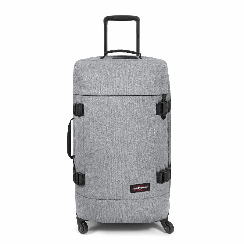 Suitcase for mountain travel-Eastpak Trans4 Medium Luggage - Sunday Grey