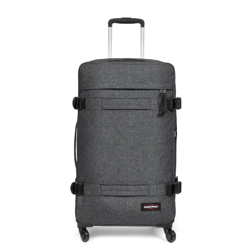 Compact travel suitcase for kids-Eastpak Transit'R 4 M - Black Denim