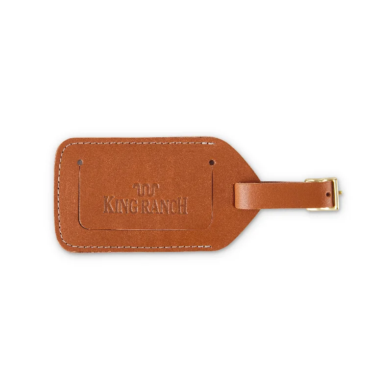 Suitcase for cross-country vacations-Executive Luggage Tag-KR Rio Leather