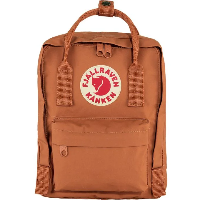 Backpacks for weekend camping-Fjallraven Kanken Mini Backpack - Terracotta Brown