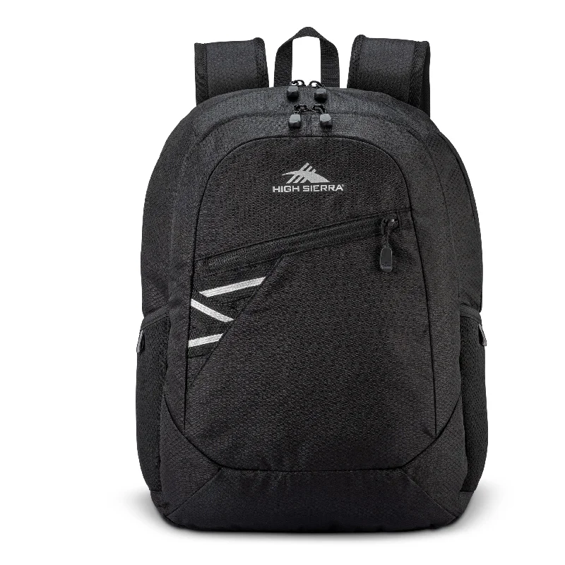 Backpacks with large zippers-High Sierra Outburst 2.0 Backpack - Black