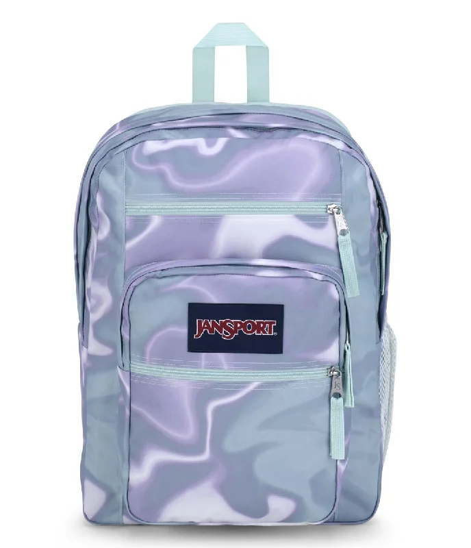 Backpacks with lightweight design-JanSport Big Student Backpack - Platinum Puddles