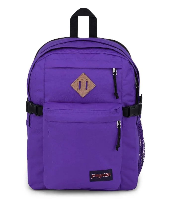 Backpacks for outdoor enthusiasts-JanSport Main Campus Backpack - Party Plum